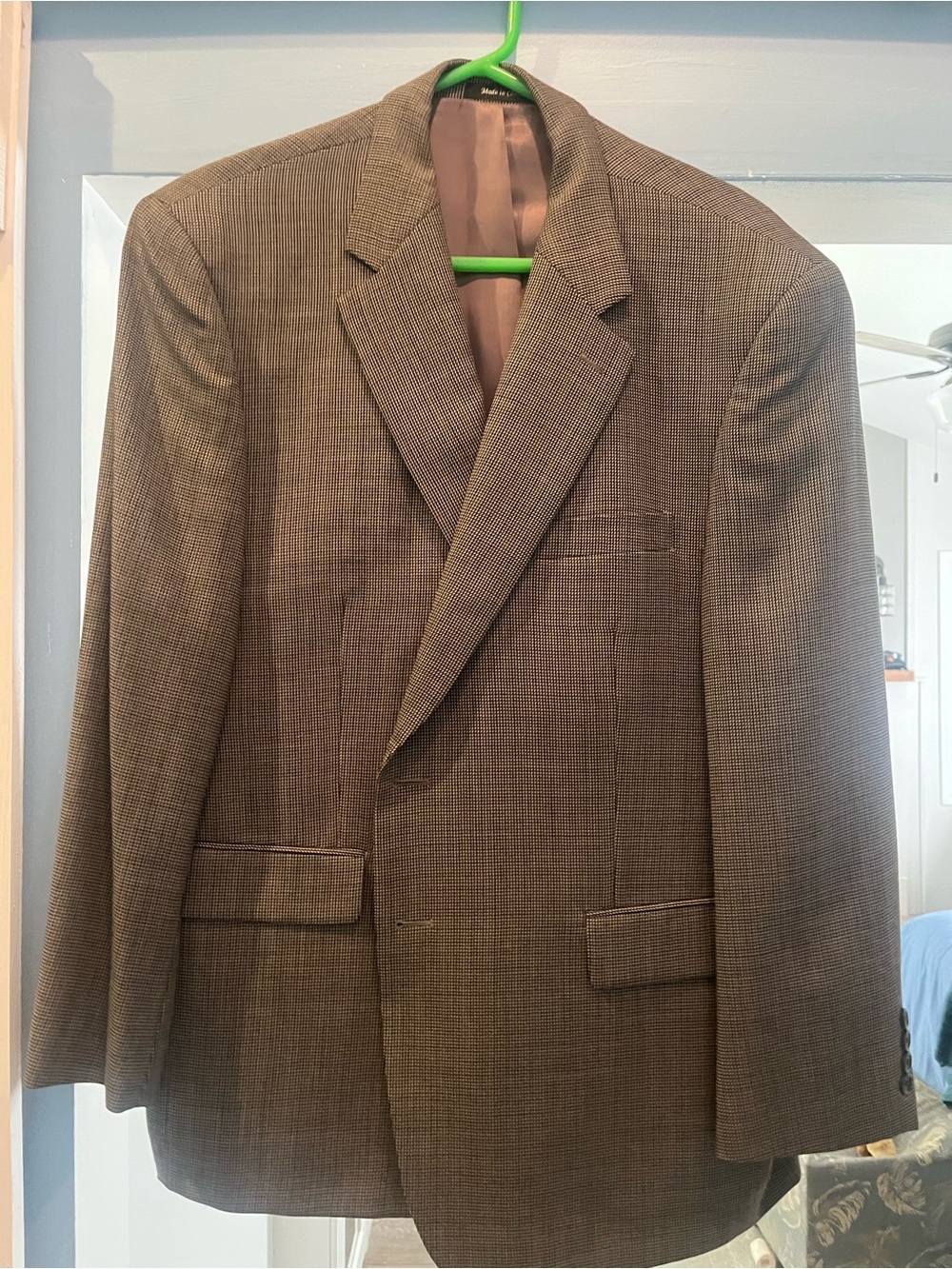 Chaps Brown Wool Sport Coat 44S